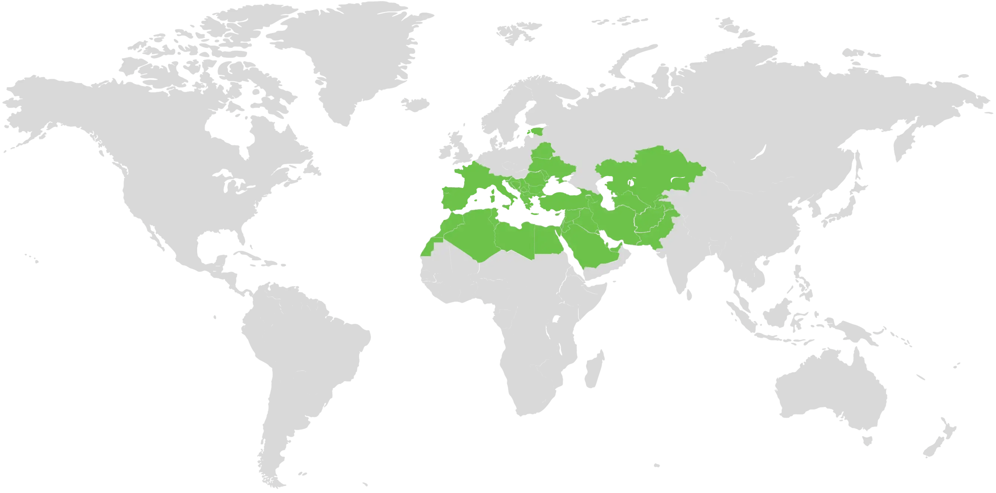 Map of Middle East
